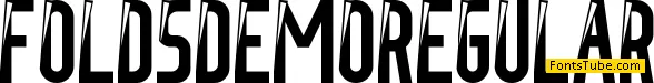 Folds Demo Font Family