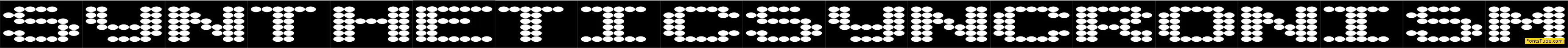 Synthetic Syncronism Font
