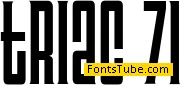 Triac 71 Font