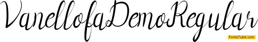 Vanellofa Demo Font