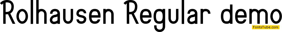 Rolhausen Font Family