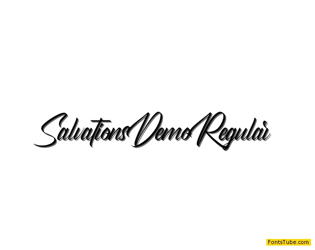 Salvations Demo Font