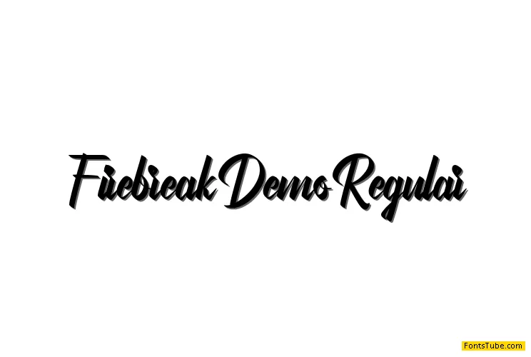 Firebreak Demo Font