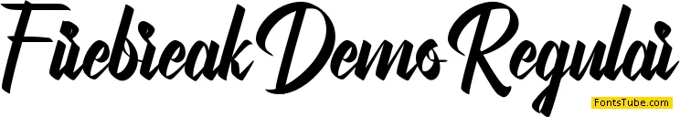 Firebreak Demo Font