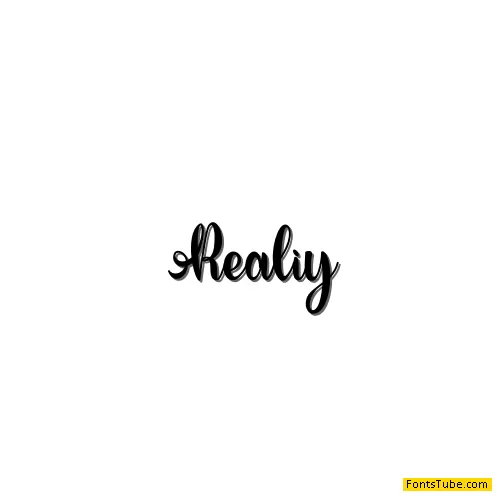 Realiy Font