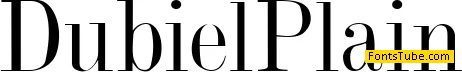 Dubiel Font Family