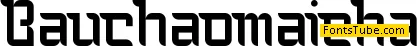 Bauchaomaicha Font