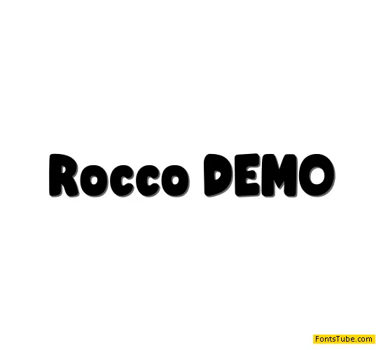 Rocco DEMO Font