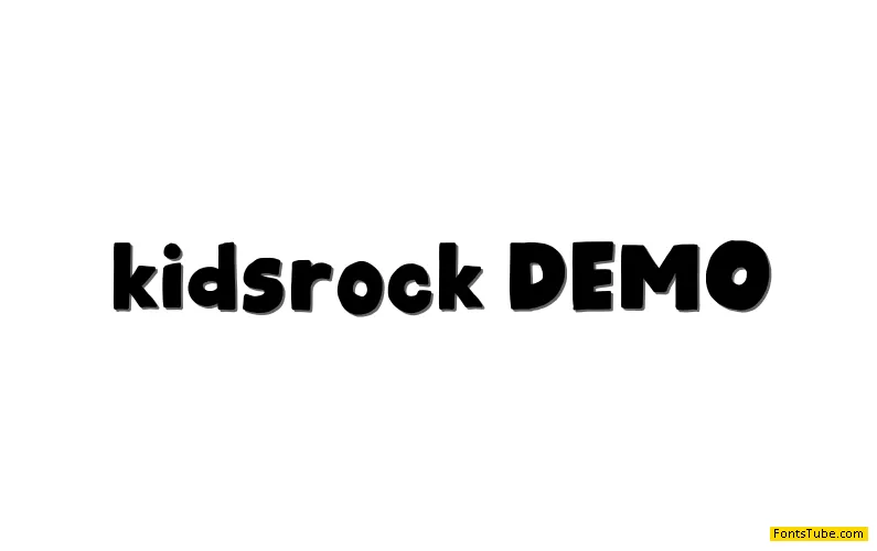 Kids Rock DEMO Font