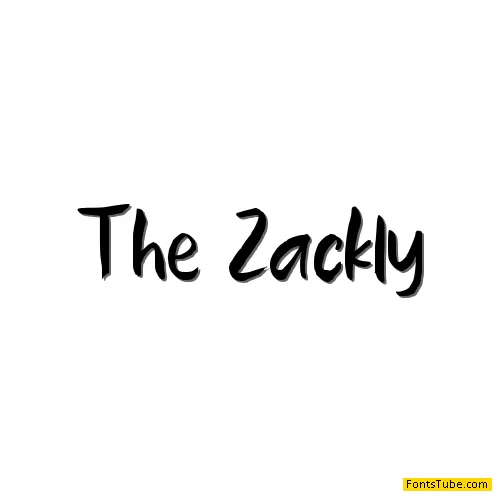 The Zackly Font
