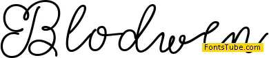 Blodwen Font