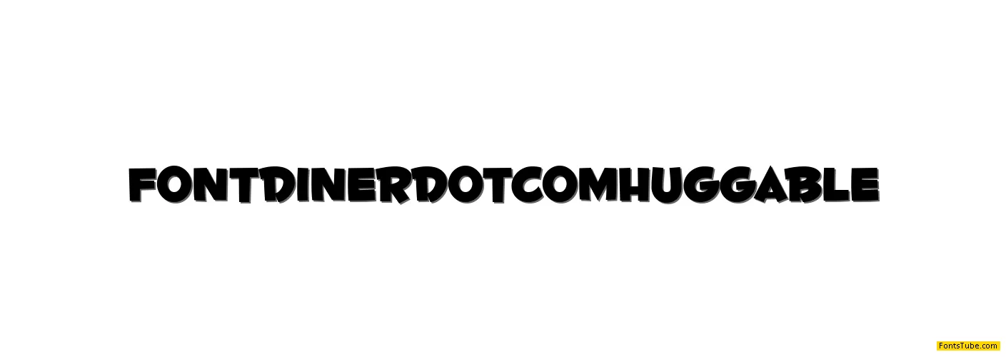Fontdinerdotcom Huggable Font