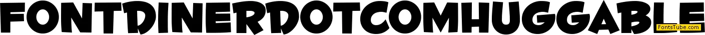 Fontdinerdotcom Huggable Font