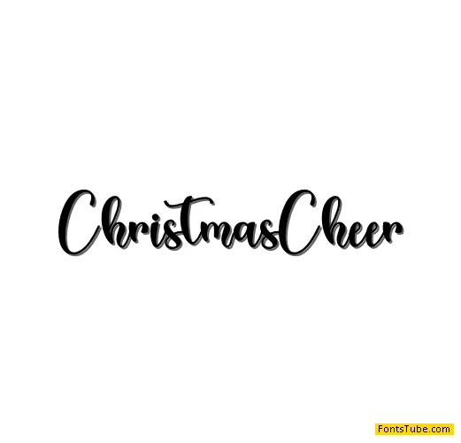 Christmas Cheer - Personal Use Font