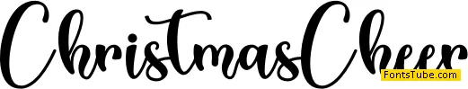 Christmas Cheer - Personal Use Font