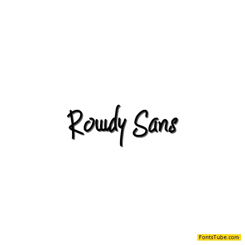 Rowdy Font Family