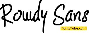 Rowdy Font Family