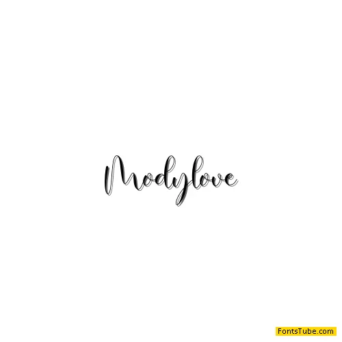 Modylove Font