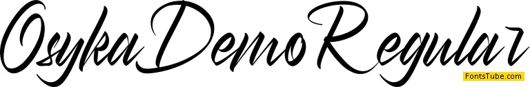 Osyka Demo Font