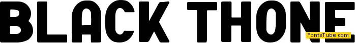 Black Thone - Personal Use Font