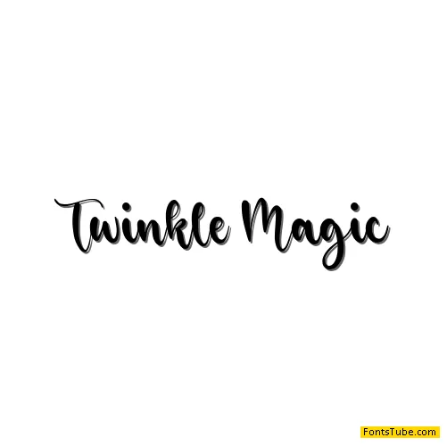 Twinkle Magic Demo Version Font