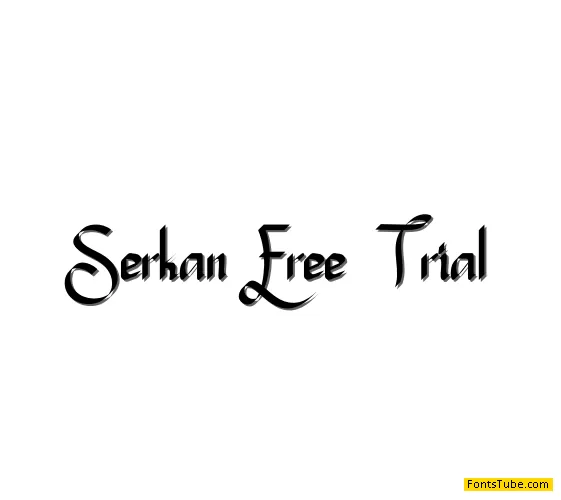 Serkan Free Trial Font