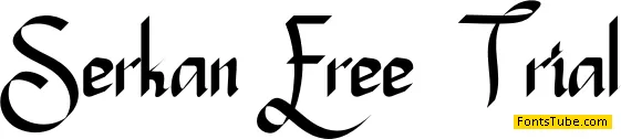Serkan Free Trial Font