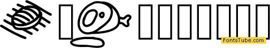 PWFoodcons Font