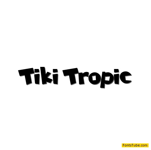 Tiki Tropic Font Family