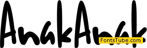 Anak Anak Font