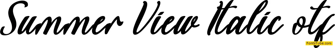 Summer View Font Family