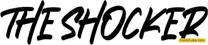 THE SHOCKER Font