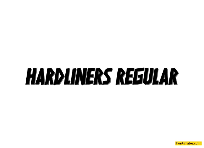 HARDLINERS Font