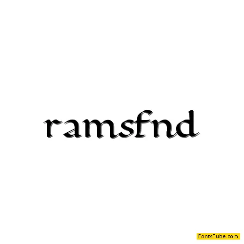 Ramsey Foundational Font