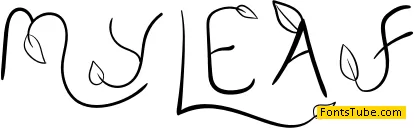 My Leaf Font