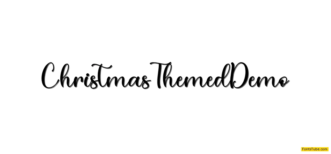 Christmas Theme - Personal Use Font