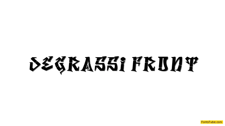 Degrassi Font Family