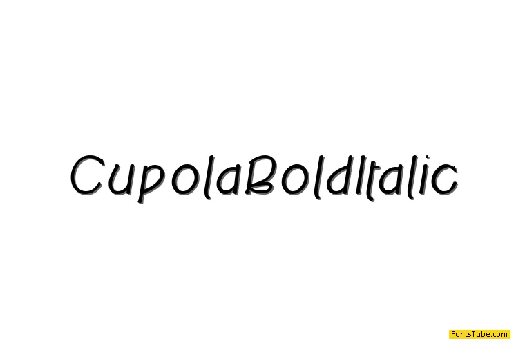 Cupola Font Family