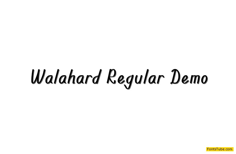 Walahard Font