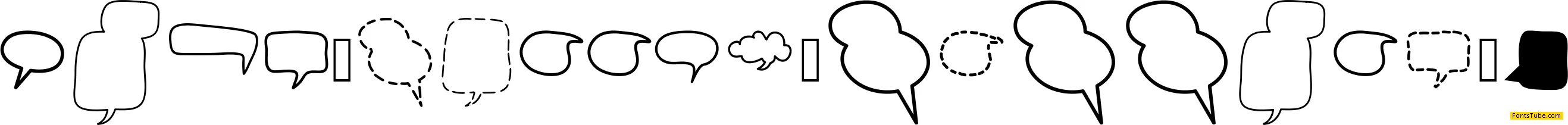 Alin Speech Bubbles 2 Font