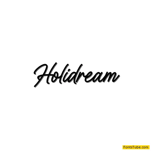 Holidream Font