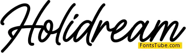 Holidream Font