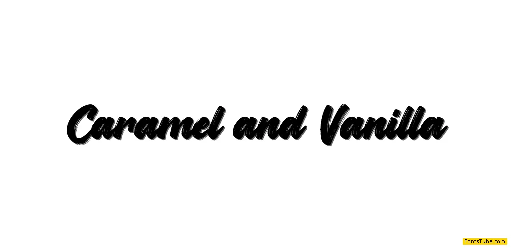 Caramel and Vanilla