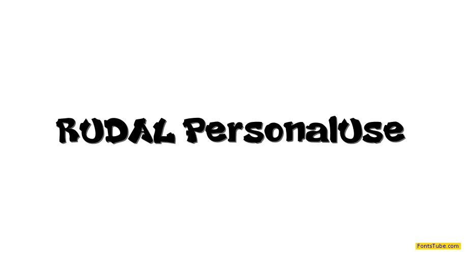 RUDAL Font