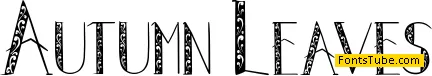 Autumn Leaves Font