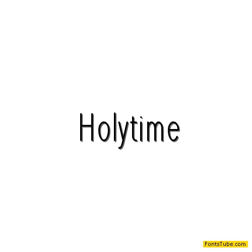 Holytime Font
