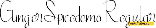 Ginger Spicedemo Font Family