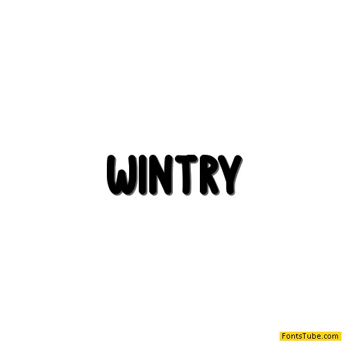 Wintry Font