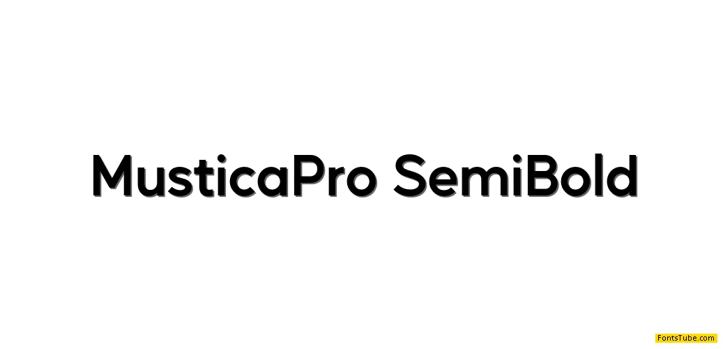 Mustica Pro Font