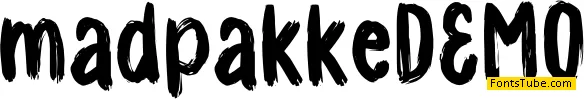 Madpakke DEMO Font
